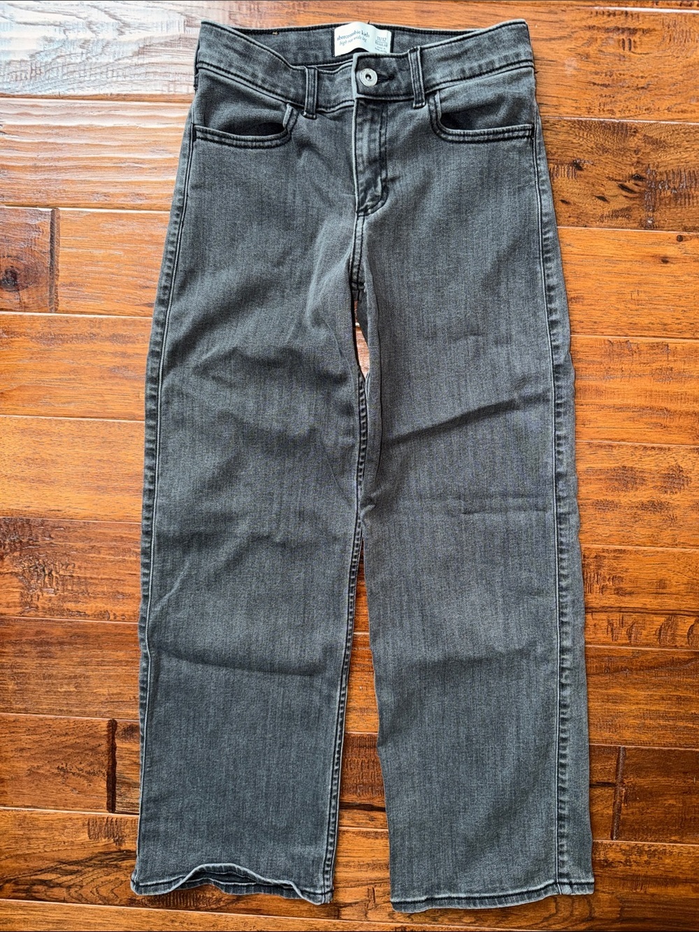 Abercrombie Kids high rise wide leg jeans, Size 11/12